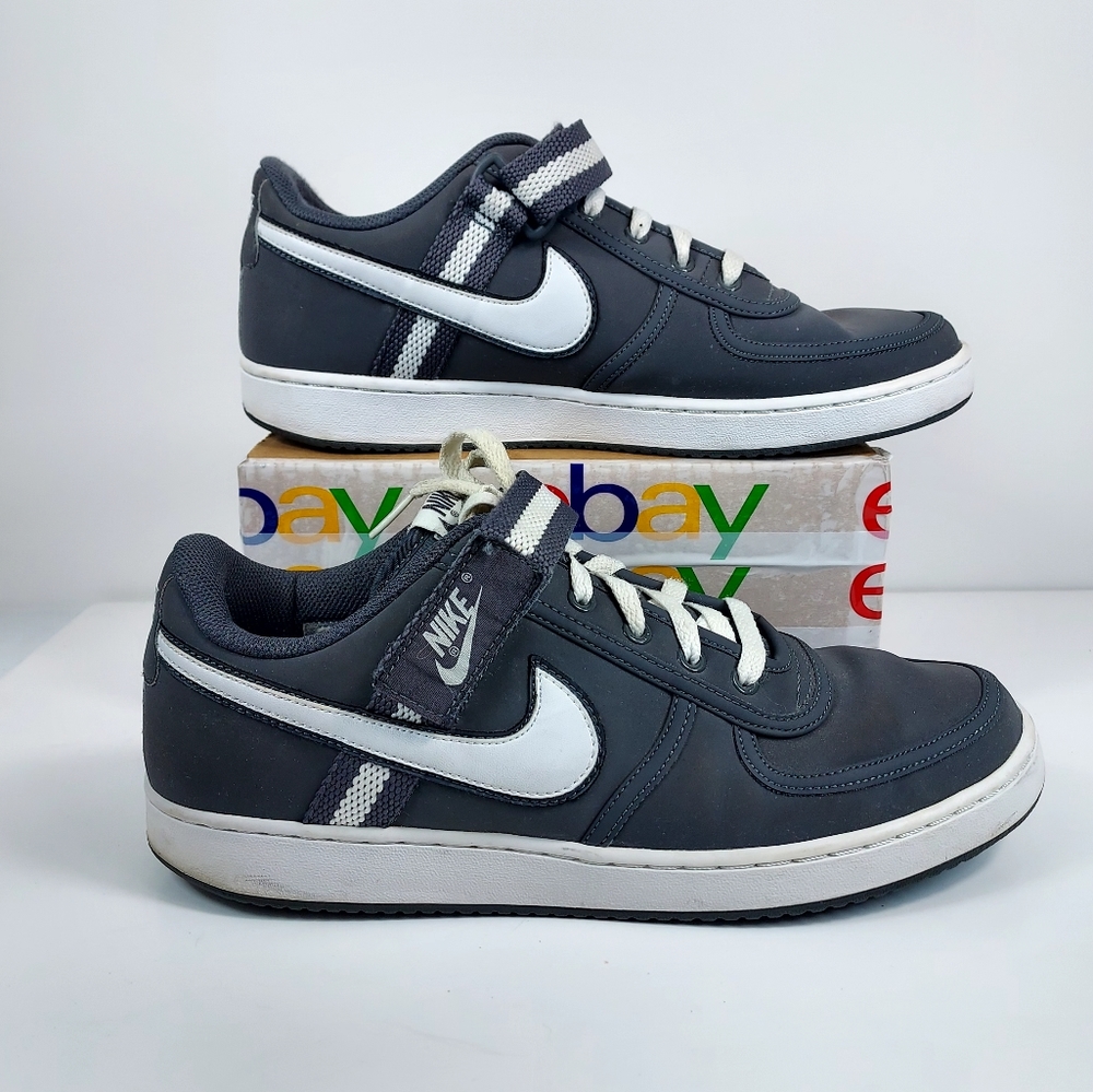 Nike Vandal Low Mens Size 12 Sneakers Gray Skater Shoes Lace Up  316432-013 EUC